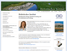Tablet Screenshot of holistic-institute.eu